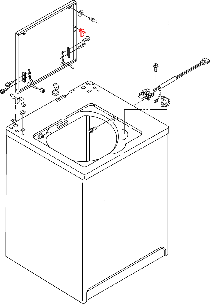 Parts & Accessories 358684D AH348557 Whirlpool Kenmore Washer Lid Strike 358684 3331 357913 Home