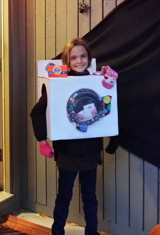 How To Wash A Halloween Costume - How to Make a Washing Machine Costume This Halloween - Thrifty