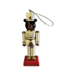 Alaska Polystone Christmas Ornament Nutcracker Bear