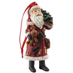Welcome to the Islands Alaska Holiday Ornament Antique Santa