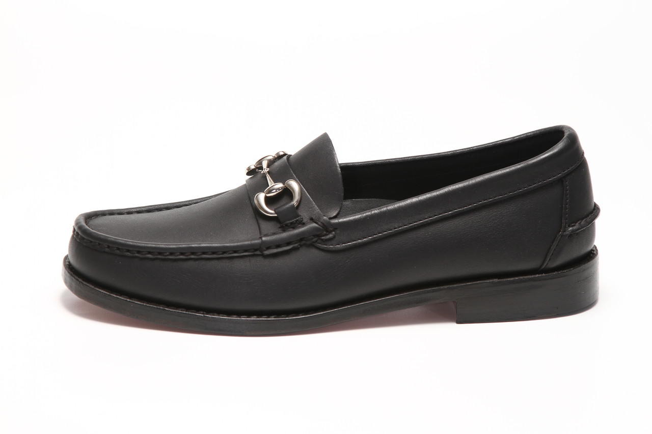 Men's Bit Loafer (Black Leather)