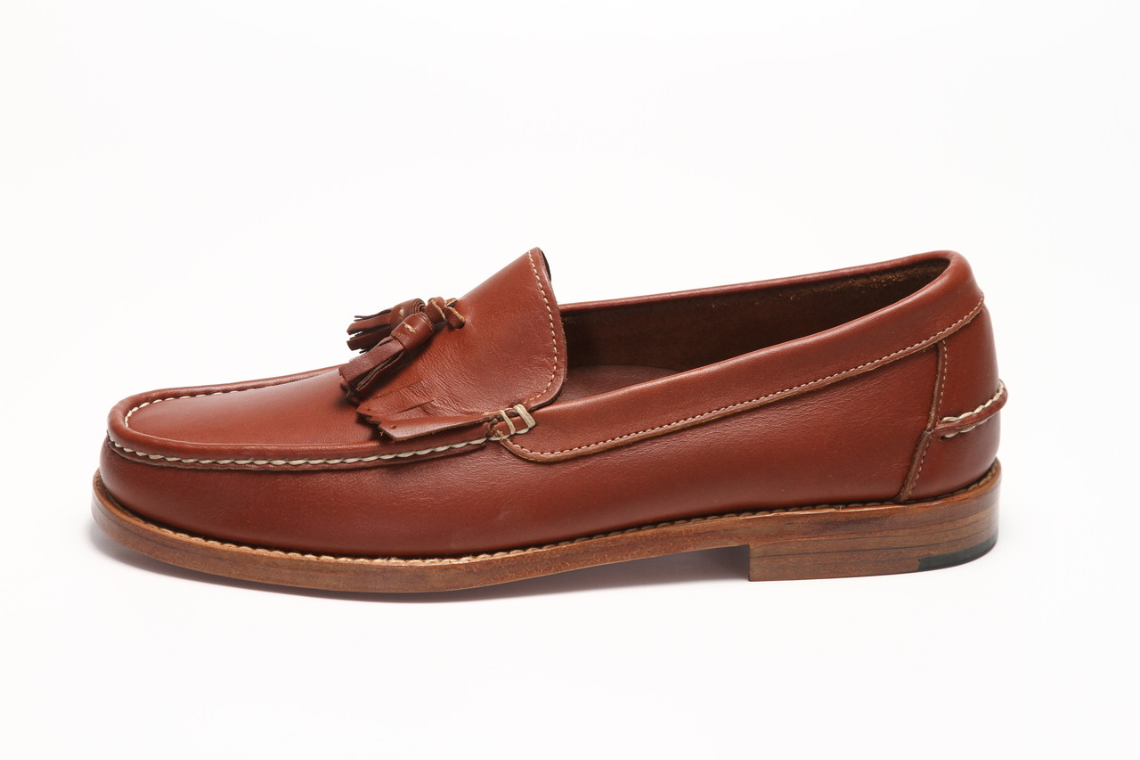 Men Brown Tassel Kilt Loafer | Handsewn Company