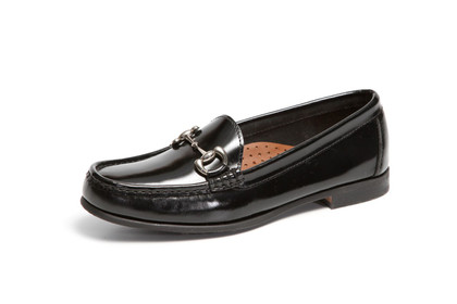 Women's Bit Comfort Loafer (Black Patent Leather)