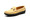 Women's handsewn Bit Driver Loafer in yellow Nubuck leather.