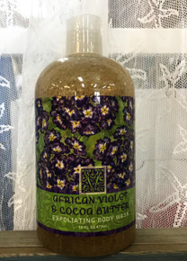 African Violet Exfoliating Body Wash