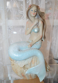 Mermaid Sitting Statue