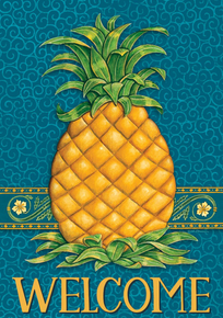 Garden Flag Pineapple Welcome 