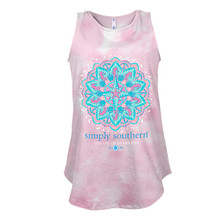 Simply Southern Flowy Tank Top Island Time