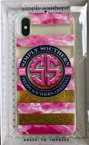 Simply Southern Cell Phone Case Stripe Glitter