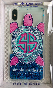 Simply Southern Cell Phone Case Sea Turtle Glitter