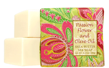 Passion Flower and Olive Oil Shea Butter Spa Soap