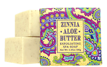 Zinnia Aloe Butter Exfoliating Spa Soap