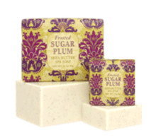 Frosted Sugar Plum Shea Butter Spa Soap