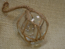 Small Clear Glass Float Ornament