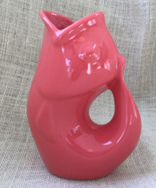 Small Coral GurglePot Pitcher