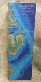 Map of the Outer Banks Wood Art Small