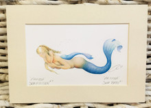 Mermaid Art Print Pamela & Ariana
