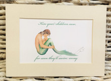 Mermaid Art Print Kiss Your Children