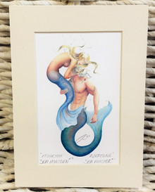 Mermaid Art Print Martha & Neptune