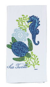 Sea Turtle Flour Sack Towel