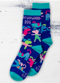 Socks "Yoga Downward Dog" 