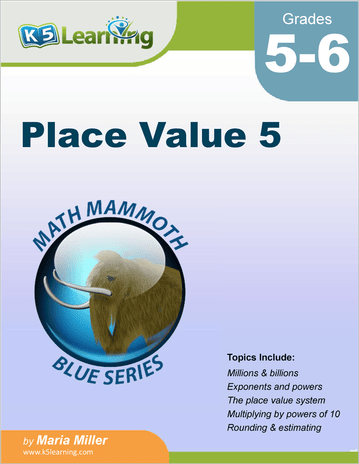 Place Value 5 - Book Cover