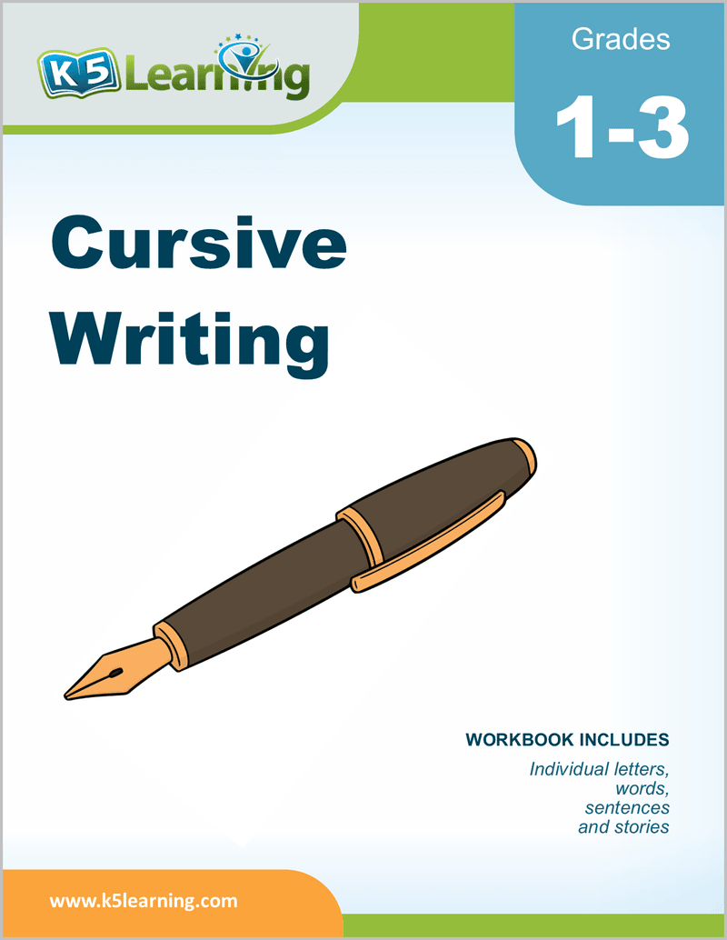 Workbook　Cursive　Writing　Learning　from　K5