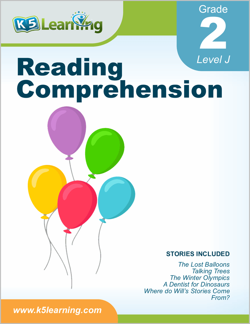 Workbook,　J　from　Grade　K5　Reading　Comprehension　Level　Learning