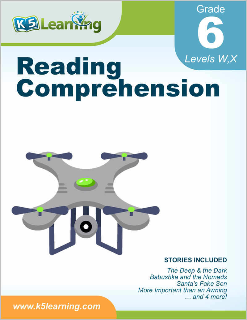 Grade　W　Level　K5　Comprehension　Reading　Learning　X　Workbook,　and　from
