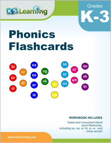 Phonics Flashcards Workbook - Cover
