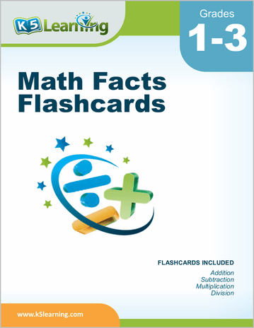 Math Facts Flashcards - Book Cover