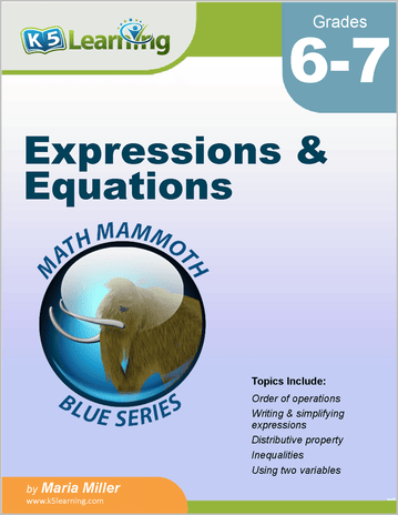 Expressions & Equations - Book Cover