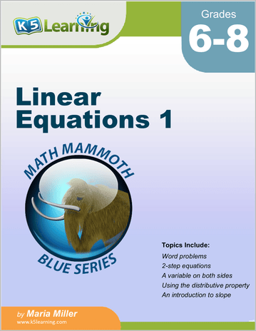 Linear Equations 1 - Book Cover