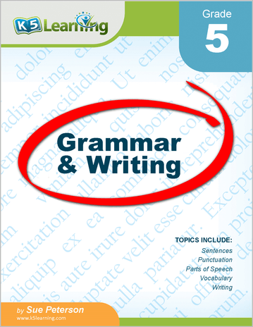 Grammar & Writing 5 Book - Cover