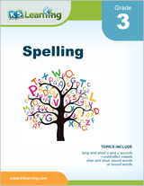 Grade 3 Spelling Workbook - Cover