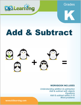 Kindergarten Math: Add and Subtract - Book Cover