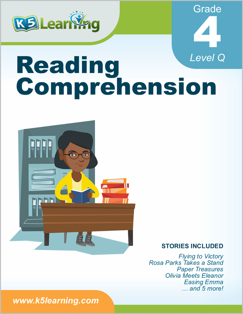 from　Grade　Q　Reading　Comprehension　Workbook,　Level　K5　Learning