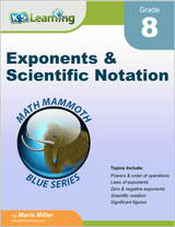 Exponents & Scientific Notation - Book Cover