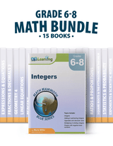 Grade 6-8 Math Workbook Bundle