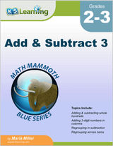 Add & Subtract 3 - Book Cover