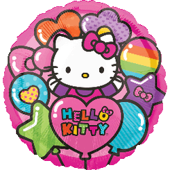 18" Hello Kitty Rainbow
