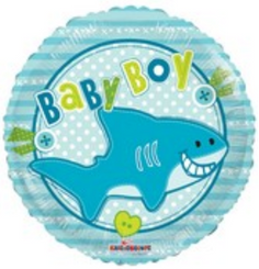18" Baby Boy Little Shark