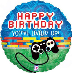18" Holographic Balloon Game Controller Birthday