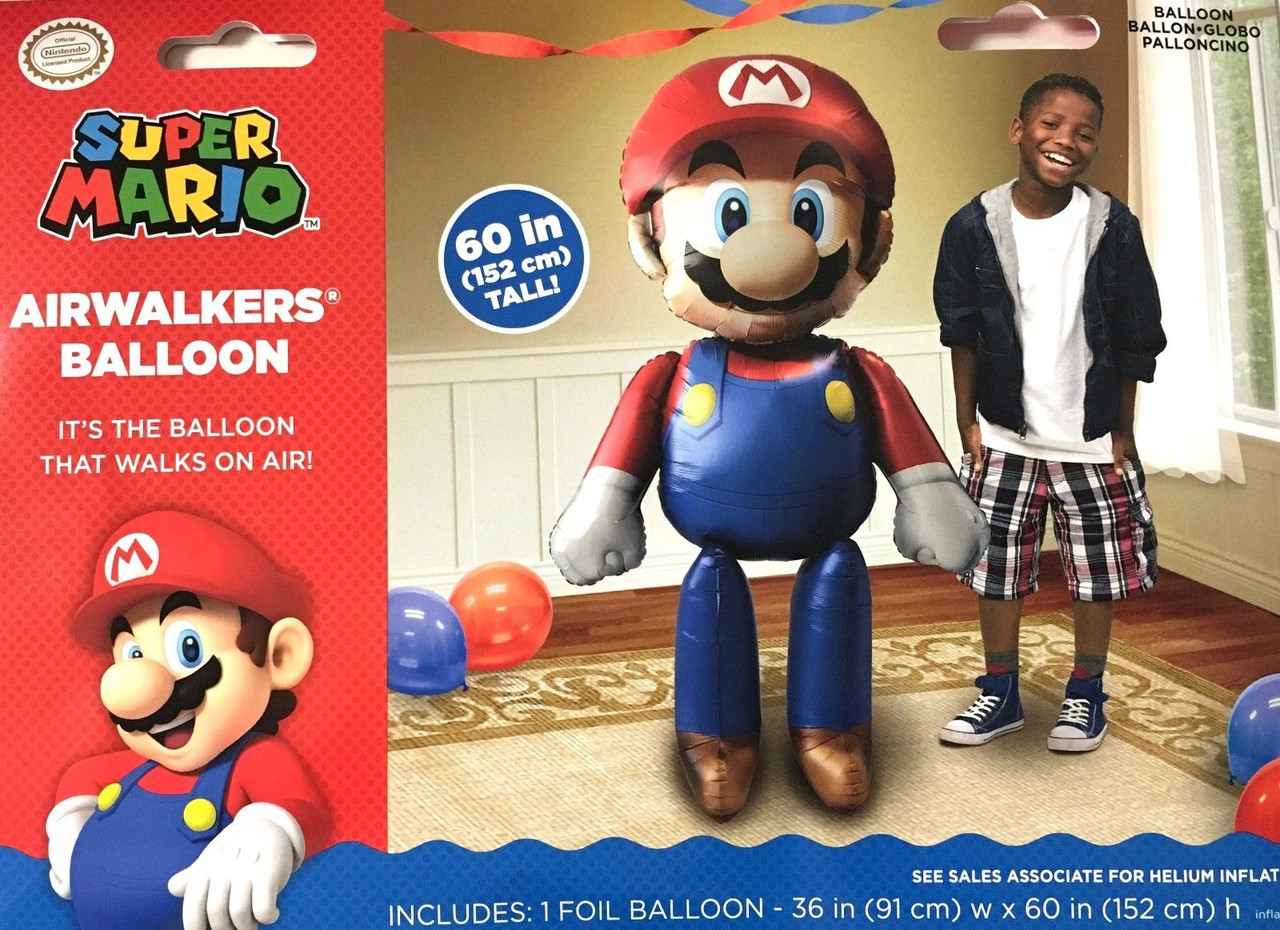 5-feet Super Mario Brother AirWalker - Ball Ba Balloons