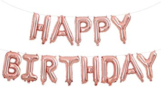 16" Happy Birthday Kit - Rosegold - Air-Filled