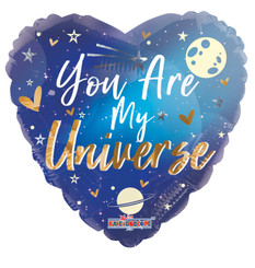 18" You Are My Universe Foil Balloon