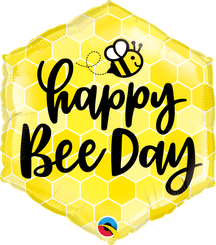 20" Happy Bee Day foil balloon