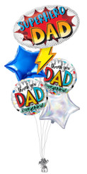  Super Hero Dad balloon bouquet