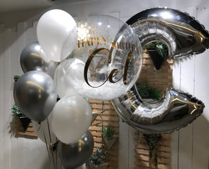  Crystal balloon bouquet with letter/number