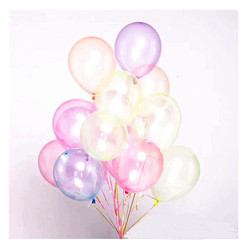 11" Crystal pastel latex balloons bouquet